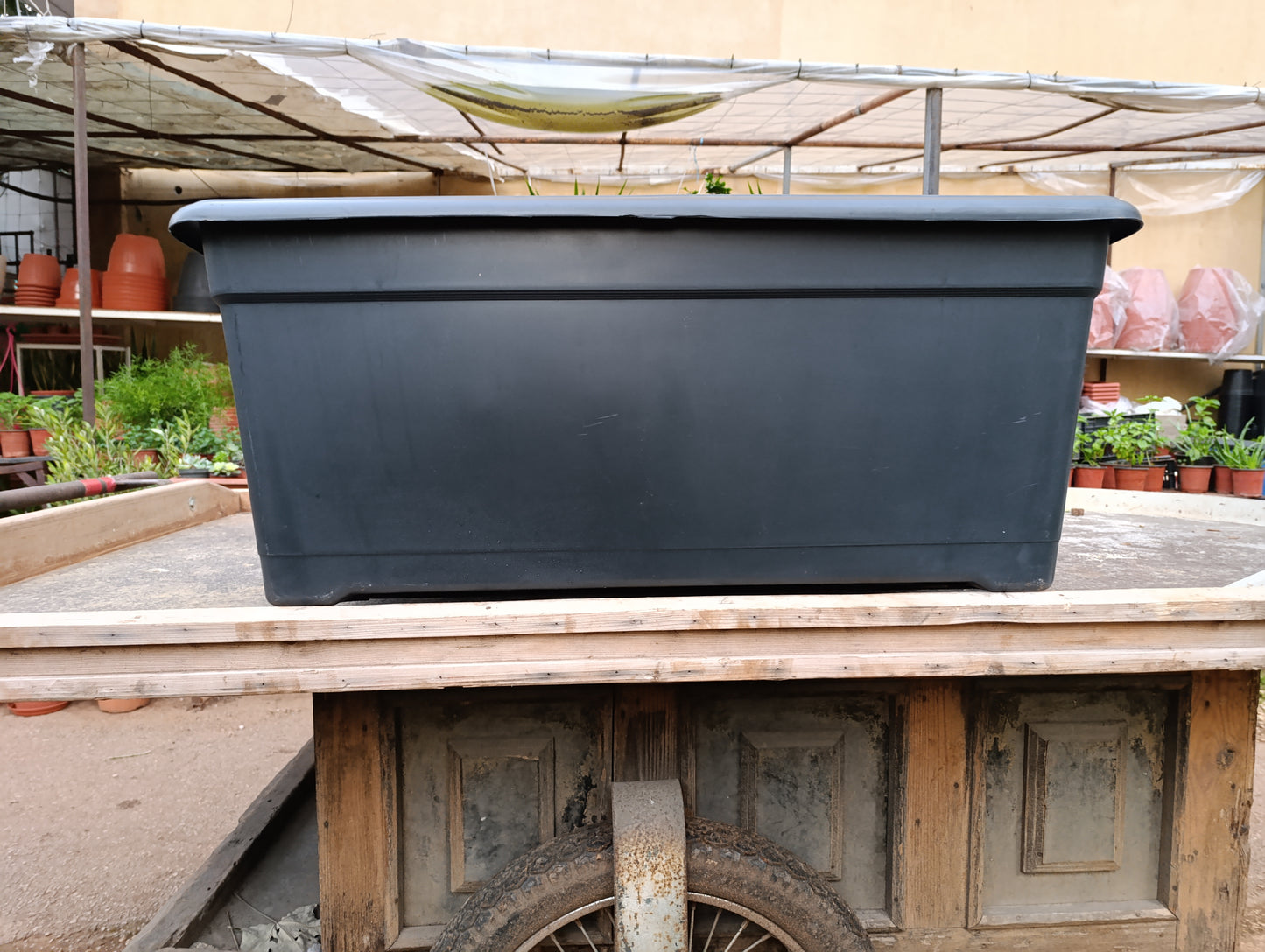 Large Rectangular Plastic Planter