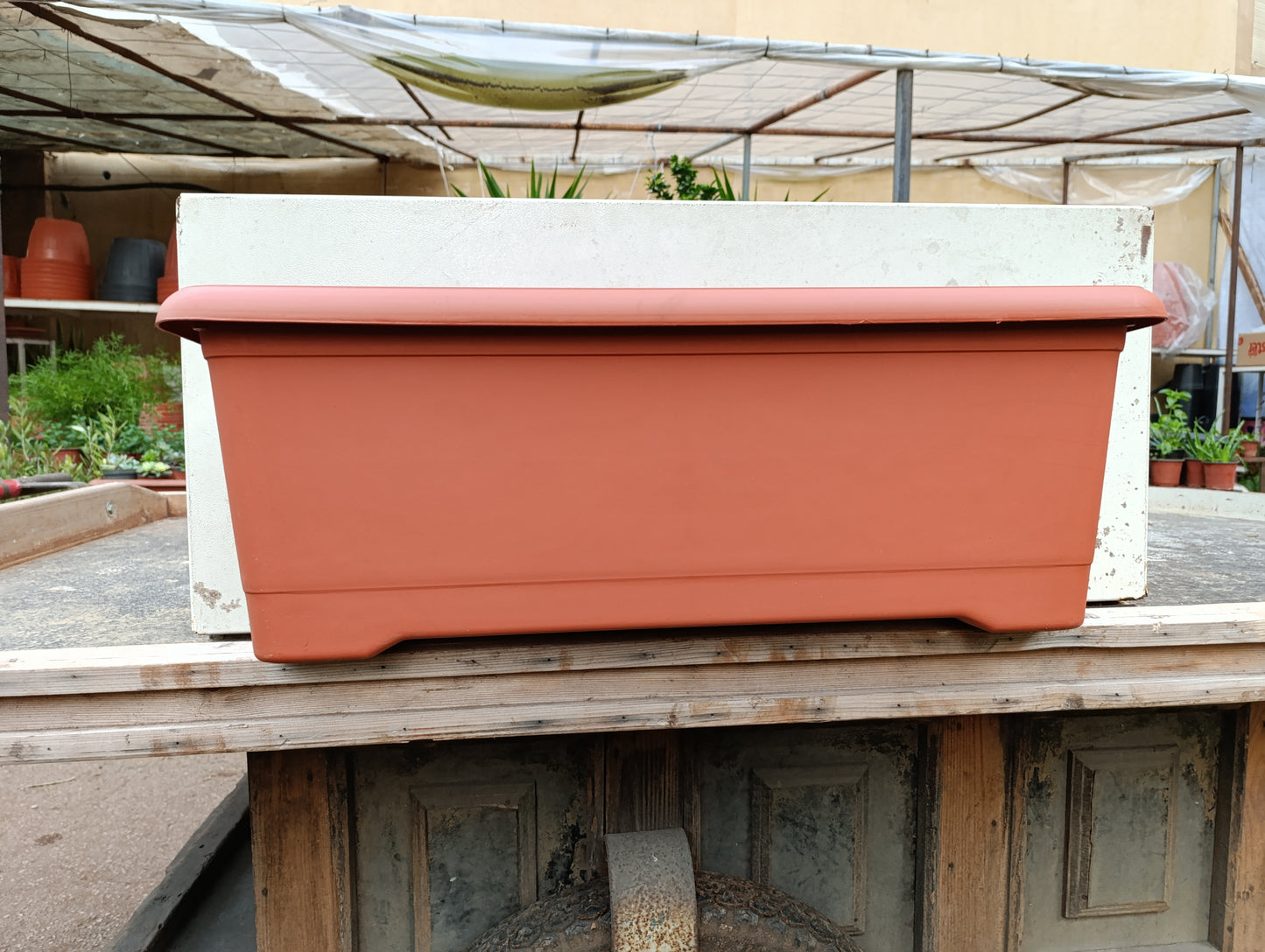 Large Rectangular Plastic Planter